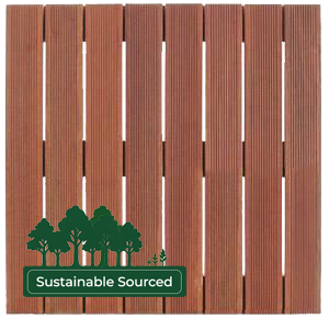 Bison Sustainably Sourced Wood Tile