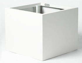 bison white powder coat aluminum cube