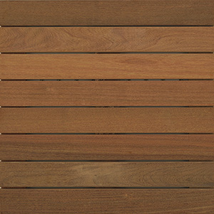 bison 2x2 ipe wood deck tile smooth