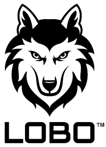 lobo deck pedestals logo black